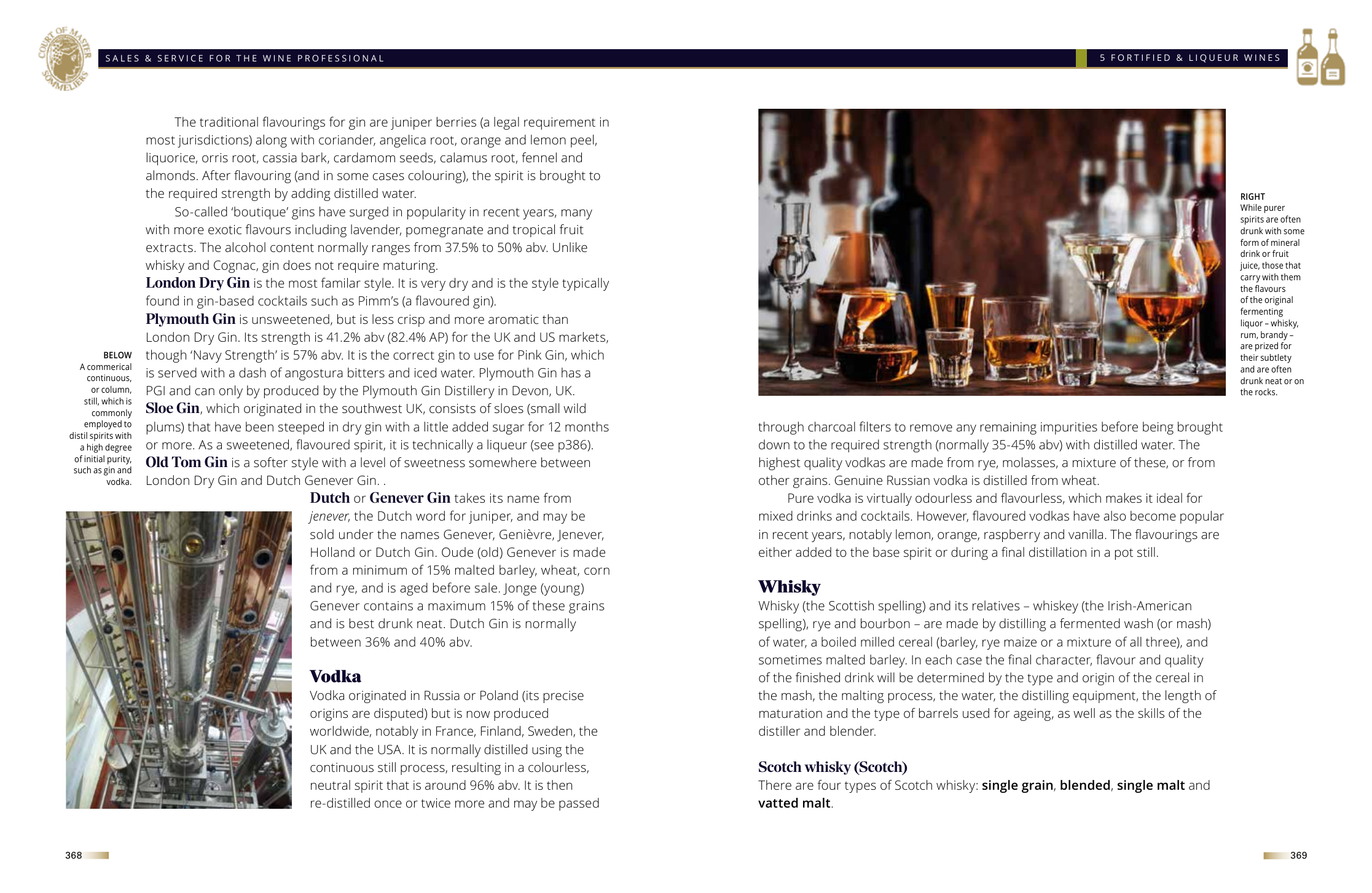 A page from Chapter 5: Whisky &mdash; regions and styles